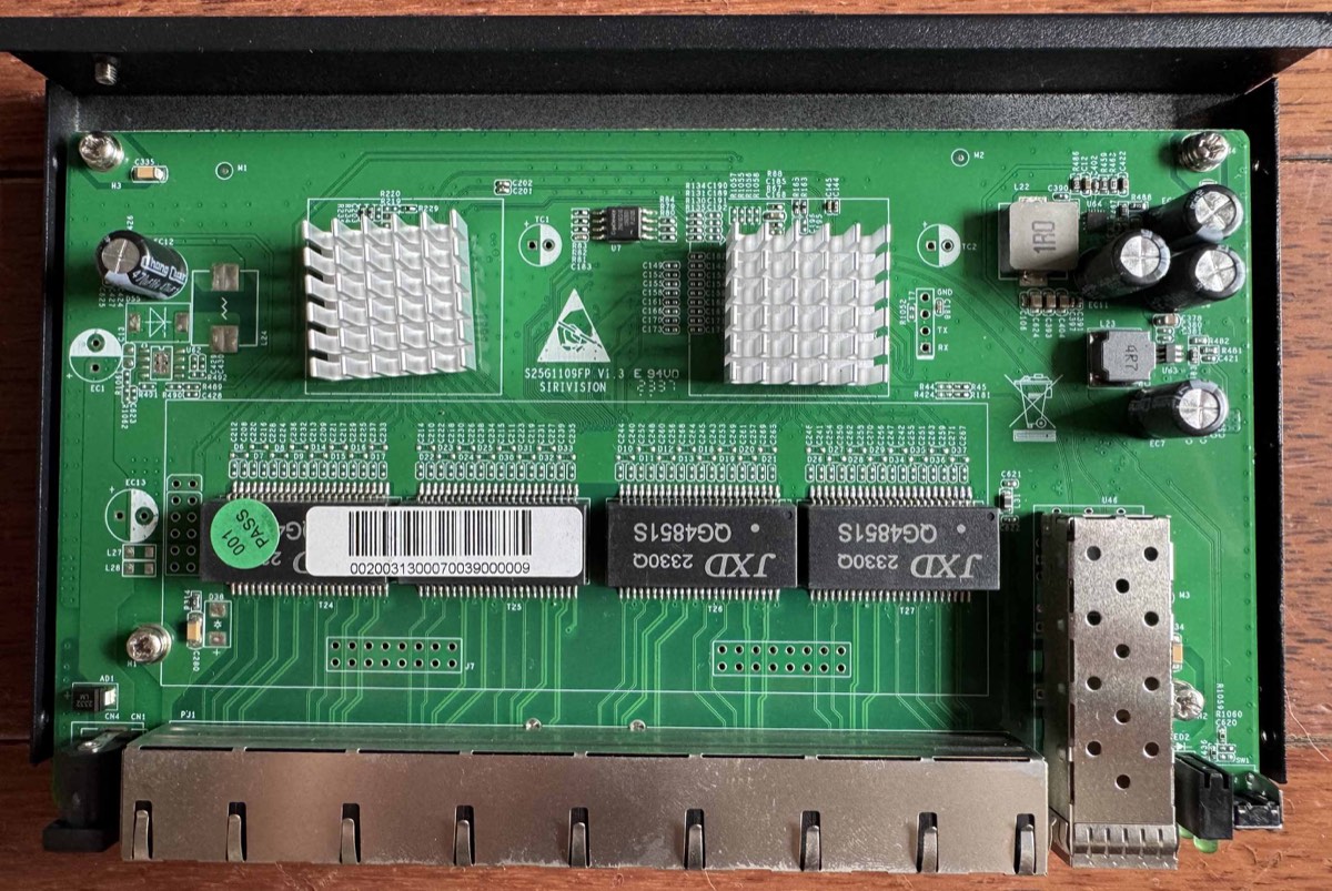 PCB top side