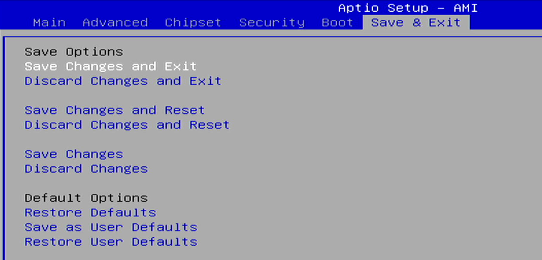 保存BIOS